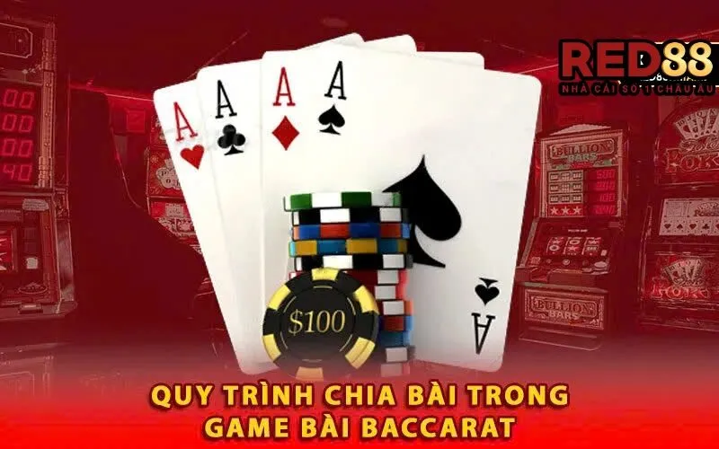 Quy trình chia bài trong game bài Baccarat