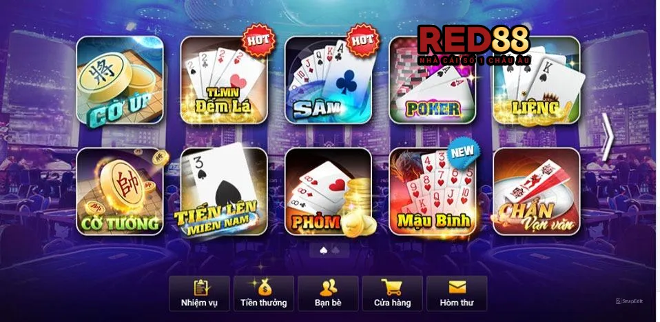 Game bài đổi thưởng Red88